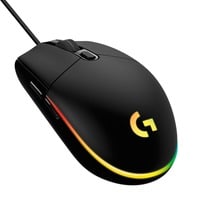 Logitech G203 Lightsync mouse USB tipo A 8000 DPI, Mouse da gioco Nero, USB tipo A, 8000 DPI, 1 ms, Nero