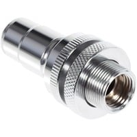 Alphacool ES Schnellverschluss BLH1A PushIn Maschio IG con pressacavo, Connessione cromo