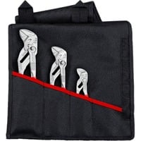KNIPEX Set di chiavi a pinza, 3 pezzi, Set pinze rosso