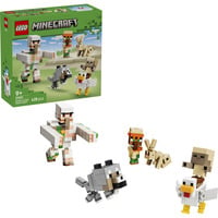 LEGO Minecraft Attacco del Cavaliere dei Polli nel Deserto, Giochi di costruzione 