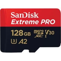 SanDisk Extreme PRO 128 GB MicroSDXC UHS-I Classe 10, Scheda di memoria 128 GB, MicroSDXC, Classe 10, UHS-I, 200 MB/s, 90 MB/s