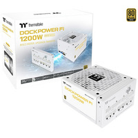 Thermaltake Dockpower FI 1200W Neve, Alimentatore PC bianco