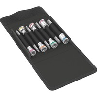Wera 8740 B HF Imperial 1 Set di bussole a punta Zyklop, Set di bit 