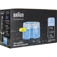 Braun CCR4 Cartuccia di pulizia Cartuccia di pulizia, Blu, Braun, Braun Clean&Charge, 178 mm, 119 mm