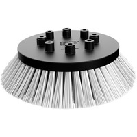 GARDENA Spazzola a disco morbida, per pulitore multi a batteria AquaBrush, Spazzole di lavaggio grigio/Turchese