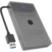 ICY BOX IB-AC603b-U3 Box esterno HDD/SSD Antracite, Nero 2.5", Adattatore antracite/Nero, Box esterno HDD/SSD, 2.5", SATA, Seriale ATA II, Serial ATA III, 5 Gbit/s, Hot-swap, Antracite, Nero