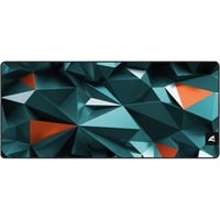 Sharkoon SKILLER SGP30 XXL D1, Gioco mouse pad grigio-verde/Rosso