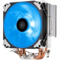 SilverStone AR12 RGB Processore Refrigeratore 12 cm Nero, Acciaio inossidabile, Bianco, raffreddamento CPU  Refrigeratore, 12 cm, 700 Giri/min, 2200 Giri/min, 29 dB, 68,9 pdc/min