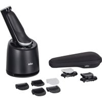 Braun Series 6 62-S7650cc Rasoio Trimmer Argento argento/Nero, Rasoio, Argento, Pulsanti, Batteria, Batteria integrata, 1 h