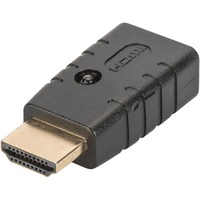 Digitus DA-70466 conmutador de vídeo HDMI, Adattatore Nero, HDMI, HDMI, HDMI, Nero, 3840 x 2160 Pixel, 4K Ultra HD