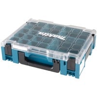 Makita MAKPAC-Organizer 191X80-2, Valigia blu/trasparente