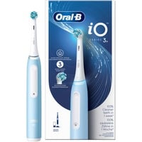 Braun Braun iO Series 3N, Spazzolino da denti elettrico blu, Adulto, Spazzolino a vibrazione, Cura quotidiana, Azzurro, Bianco, 2 min, Blu, Bianco