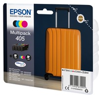 Epson Multipack 4-colours 405 DURABrite Ultra Ink, Inchiostro Resa standard, Nero, Ciano, Magenta, Giallo, Inchiostro a base di pigmento, Inchiostro a base di pigmento, 7,6 ml, 5,4 ml