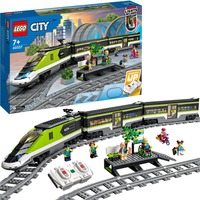 LEGO City 60337 Treno Passeggeri Espresso, Locomotiva Giocattolo Telecomandata con Luci e Binari, Regalo Bambini e Bambine 7+, Giochi di costruzione Locomotiva Giocattolo Telecomandata con Luci e Binari, Regalo Bambini e Bambine 7+, Set da costruzione, 7 anno/i, Plastica, 764 pz, 2,37 kg
