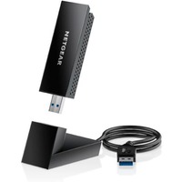 Netgear Nighthawk AXE3000 WLAN 1200 Mbit/s, Adattatore Wi-Fi Wireless, USB, WLAN, Wi-Fi 6E (802.11ax), 1200 Mbit/s, Nero