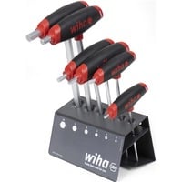 Wiha Set di chiavi esagonali con impugnatura trasversale ComfortGrip, Cacciavite Nero/Rosso