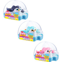 ZURU Pets Alive - Swimming Penguin, Gioco figura Pets Alive 9573, Animale per vasca, Bambino/Bambina, 3 anno/i, Colori assortiti