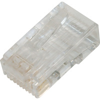 Digitus Connettori modulari CAT.6 per cavo rotondo, non schermati, 100 pezzi, Spina 