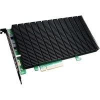 HighPoint SSD6204A controller RAID PCI Express x8 3.0 8 Gbit/s, Scheda di interfaccia PCI Express 3.0, PCI Express x8, 0, 1, 8 Gbit/s, 4 canali, 920,585 h