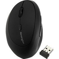 Kensington Mouse wireless Pro Fit Ergo per mancini Nero, RF Wireless, 1600 DPI, Nero