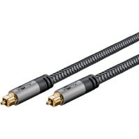 goobay Cavo Toslink Plus Nero/Argento