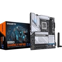 GIGABYTE B860 GAMING X WIFI6E Scheda madre - CPU Intel Core Ultra, VRM a 12+1+2+1 fasi, fino a 9066MHz DDR5, 1xPCIe 5.0 + 2xPCIe 4.0 M.2, LAN 2,5 GbE, WIFI 6E, USB4 VRM a 12+1+2+1 fasi, fino a 9066MHz DDR5, 1xPCIe 5.0 + 2xPCIe 4.0 M.2, LAN 2,5 GbE, WIFI 6E, USB4, Intel, LGA 1851 (Socket V1), Intel Core Ultra (Serie 1), Intel Core Ultra (Series 2), LGA 1851, DDR5-SDRAM, 256 GB