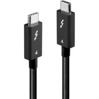 Lindy 31120 Cavo Thunderbolt 1 m 40 Gbit/s Nero Nero, Maschio, Maschio, 1 m, 40 Gbit/s, Nero, Nickel/Oro