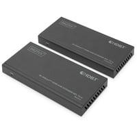 Digitus Set extender HDMI KVM 4K HDBaseT, Estensione HDMI Nero