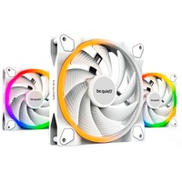 be quiet! Light Wings White | 120mm PWM high-speed Triple-Pack Case per computer Ventilatore 12 cm Bianco 3 pz, Ventola bianco, Ventilatore, 12 cm, 2500 Giri/min, 88,86 m³/h, Bianco