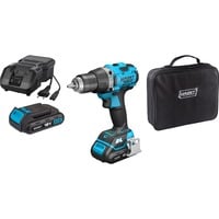 Hazet Set trapano a batteria 18 volt, Trapano avvitatore blu/Nero