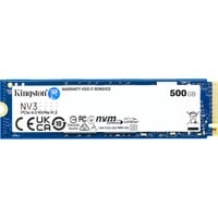 Kingston 500G NV3 M.2 2280 NVMe SSD, Disco a stato solido 500 GB, M.2, 5000 MB/s