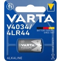 VARTA -V4034PX Batterie per uso domestico, Batteria Batteria monouso, 4SR44, Alcalino, 6 V, 1 pz, 100 mAh