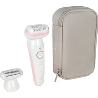 Braun Silk-épil 9 9-030 40 pinzette Bianco, Epilatore bianco/Rosa, Bianco, 40 pinzette, MicroGrip, Epilazione, Rasatura, CA/Batteria, 100 - 240 V