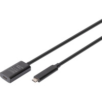 Digitus Cavo di prolunga attivo USB 3.2 Gen 2, connettore USB-C > presa USB-C Nero