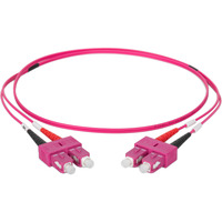 Digitus Cavo patch LWL, duplex, connettore SC > SC, multimodo OM4 viola