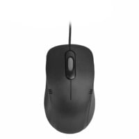 Inter-Tech M-3026 mouse Ambidestro USB tipo A Ottico 1000 DPI Nero, Ambidestro, Ottico, USB tipo A, 1000 DPI, Nero