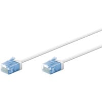 goobay Cavo patch ultraflessibile Cat.6a slim, U/UTP bianco