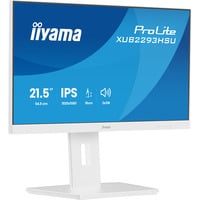 iiyama ProLite XUB2293HSU-W7 Monitor PC 54,6 cm (21.5") 1920 x 1080 Pixel Full HD LED Bianco, Monitor LED bianco (matto), 54,6 cm (21.5"), 1920 x 1080 Pixel, Full HD, LED, 1 ms, Bianco