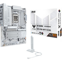 ASUS TUF GAMING X870-PRO WIFI7 W NEO, Scheda madre bianco, AMD, Socket AM5, AMD Ryzen 9000 Series, AMD Ryzen 8000 Series, AMD Ryzen 7000 Series, DDR5-SDRAM, 256 GB, DIMM