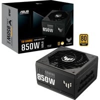 ASUS TUF Gaming 850W Gold alimentatore per computer 24-pin ATX ATX Nero, Alimentatore PC Nero, 850 W, 100 - 240 V, 130 W, 850 W, 130 W, 9,6 W