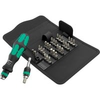 Wera Kraftform Kompakt 70 Universal, 32 pezzi, Set di bit Nero/Verde