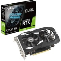 ASUS Dual -RTX3050-O6G NVIDIA GeForce RTX 3050 6 GB GDDR6, Scheda grafica GeForce RTX 3050, 6 GB, GDDR6, 96 bit, 7680 x 4320 Pixel, PCI Express 4.0