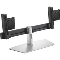 Dell Pro Dual-Monitorstandfuß MDS26, Base per monitor Nero/Argento