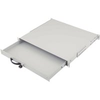 Digitus Cassetto per tastiera per armadi di rete e server, Archiviazione grigio, Grigio, 25 kg, 1U, Turchia, 48,3 cm (19"), 3,5 kg