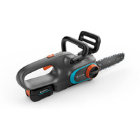 GARDENA Motosega a batteria PowerSaw 250/18V P4A solo, Sega a catena grigio/Turchese