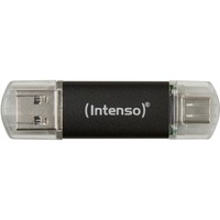 Intenso 3539490 unità flash USB 64 GB USB Type-A / USB Type-C 3.2 Gen 1 (3.1 Gen 1) Antracite, Chiavetta USB antracite/trasparente, 64 GB, USB Type-A / USB Type-C, 3.2 Gen 1 (3.1 Gen 1), 70 MB/s, Cuffia, Antracite