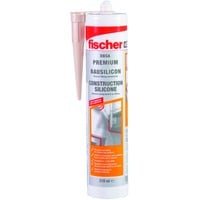 fischer Silicone da costruzione DBSA W 310ml, Sigillante bianco