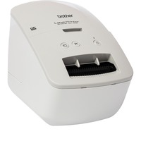 Brother QL-600G stampante per etichette (CD) Termica diretta A colori 300 x 600 DPI 71 mm/s Con cavo e senza cavo DK bianco/grigio, DK, Termica diretta, 300 x 600 DPI, 71 mm/s, A colori, Con cavo e senza cavo