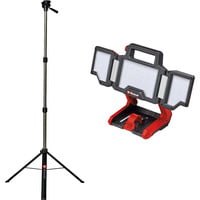 EINHELL Lampada a batteria professionale TP-CL 18/3000 Li Set - Solo, 18Volt, Riflettore di costruzione rosso