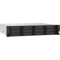 QNAP TS-1273AU-RP-8G server NAS e di archiviazione Armadio (2U) Ryzen Embedded V1500B 8 GB DDR4 0 TB QNAP QTS Alluminio, Nero NAS, Armadio (2U), Ryzen Embedded, V1500B, 8 GB, DDR4